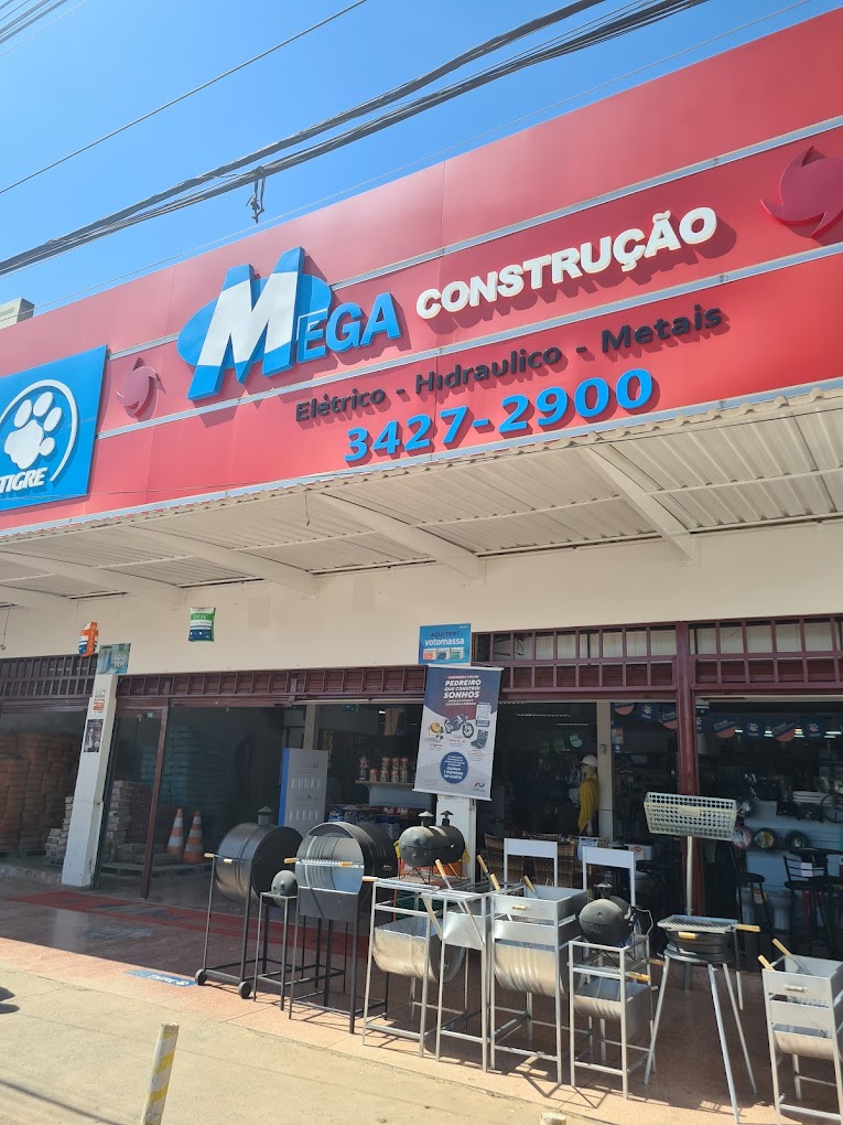 Fachada da loja MEGA CONSTRUÇÃO